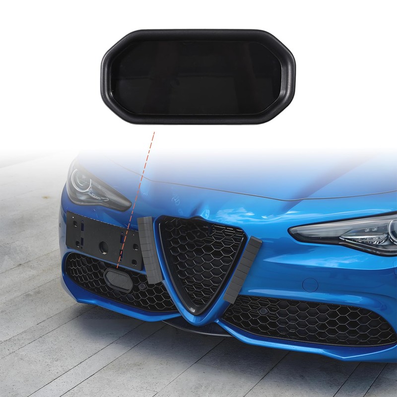 Front Grille Forward Cover Compatible With Alfa Romeo Stelvio 2017-2023,