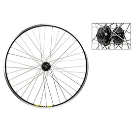 Wheel Master 700c Front Wheel - Quick-Release, 36H, Black (MSW)/Black/Steel
