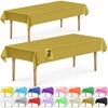 DecorRack 2 Rectangular Tablecloths BPA-Free Plastic, 54 x 108 inch,