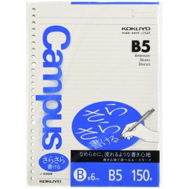 Kokuyo Campus loose-leaf B5 5 mm Grid Ruled 50 Sheets Where then Rhino – 837S – 5 Parent