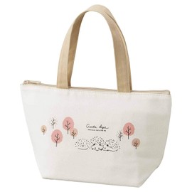OSK TB-14 Lunch Bag, Hedgehog Lunch Tote Bag, Cold Insulation, Zippered, Stylish, Cute, Simple, Unisex, For Kids, Students, Adults