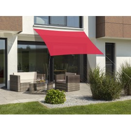 Schneider Lanzarote 242-77 Rectangular Sun Sail 300 x 250 cm Polyester 0.7 kg Red
