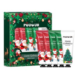 5 Piece Christmas Hand Cream Set, Hand Cream Gift Set, Botanical Scented Hand Cream, Natural Ingredients, Non-Greasy, Fast Absorbing For Moisturizing and Nourishing