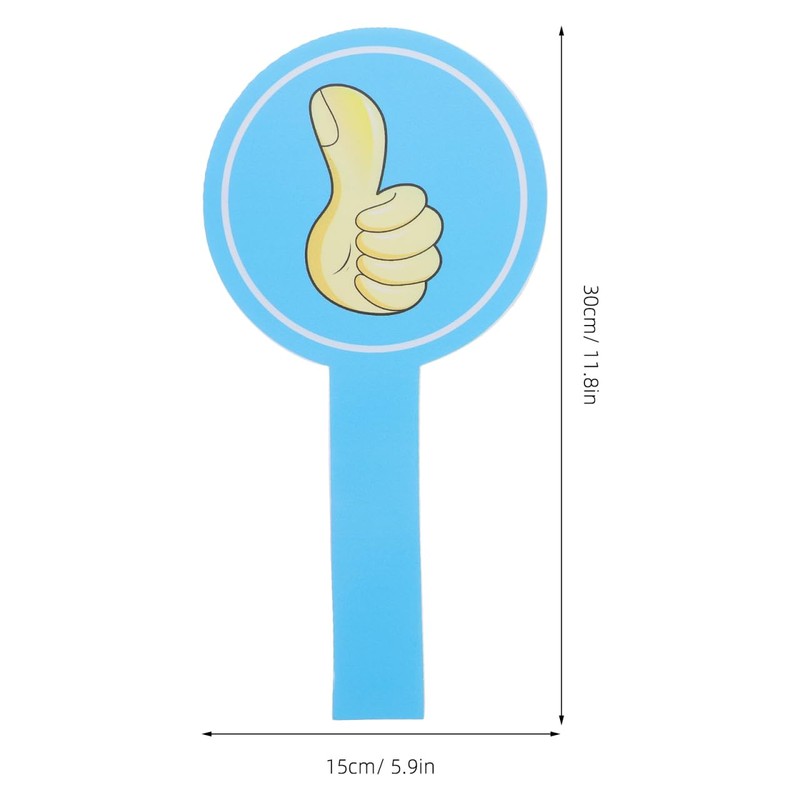 Gatuida Pack of 4 Thumb High Voting Paddles for Interactive