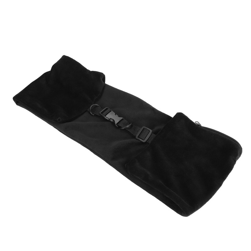 2 Pack Stuffable Travel Pillow Soft Velvet Fillable Airplane Neck