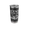 License To Blow Autumn Leaf Blower Stainless Steel Insulated Tumbler