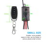 Meskliu Mini Remote Control Switch,3Way 1 Channel Wireless Switch,DC5V/12V/24V/ 5A