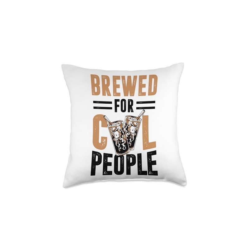 Brewed for Cool People Iced Coffee Lover Cold Brew Caffeine