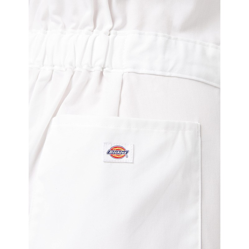 Dickies Womens Short Sleeve Flex Work Utility Coveralls, White, X-Small