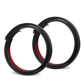 Panwarmoll 1Pair Roof Molding Drip Weatherstrip Car Side Trim Seal Strip Fit for Toyota Tundra 4 Full Doors Crew Cab 2007-2020 Replace 75552-0C060 75551-0C060 755520C060 755510C060(Not Fit Double Cab)