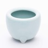 [Buddhist Altar Hasegawa] Incense Burner, Buddhist Tools, Jodo Shinshu Buddhist Cense, Celadon, West 3.0