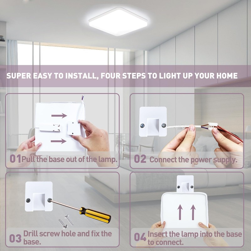 Eyesgood Ceiling Light 36 W LED Ceiling Light Kitchen Lamp