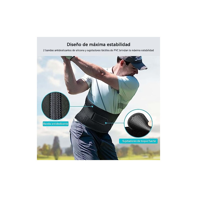 Soporte Lumbar para Hombres y Mujeres,faja Lumbar Ajustable con 7