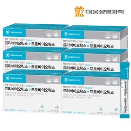 Daewoong Life Science Prebiotics Probiotics Lactobacillus 30 packets, 6 ea / 대웅생명과학 프리바이오틱스 프로바이오틱스 유산균 30포, 6개