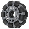 100mm Durable Nylon Rubber Bearing Rollers Omni Wheels for Robot