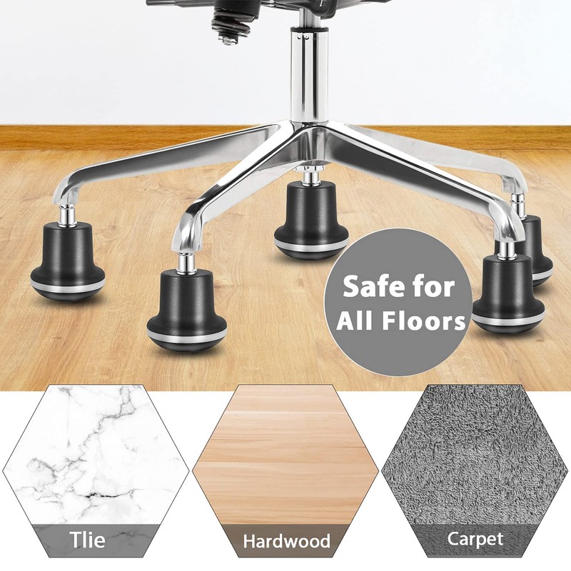 uvce Bell Glides Replacement Office or Chair Stool Swivel Caster