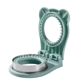 CHICHAUS Uncrustable Sandwich Maker,Sandwiches Pocket Circle Shape 3.7Inch Sandwich Cutter and Sealer,Sandwich Cutter for Kids Breakfast and lunchboxes (Light Blue)