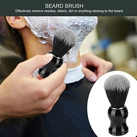 Brocha de Afeitar, Brochas de Afeitar de Cerdas para Hombres, Juego de Herramientas de Afeitar para Barba, Brocha para Crema de Afeitar de Espuma Rica y Rápi Regalos para el