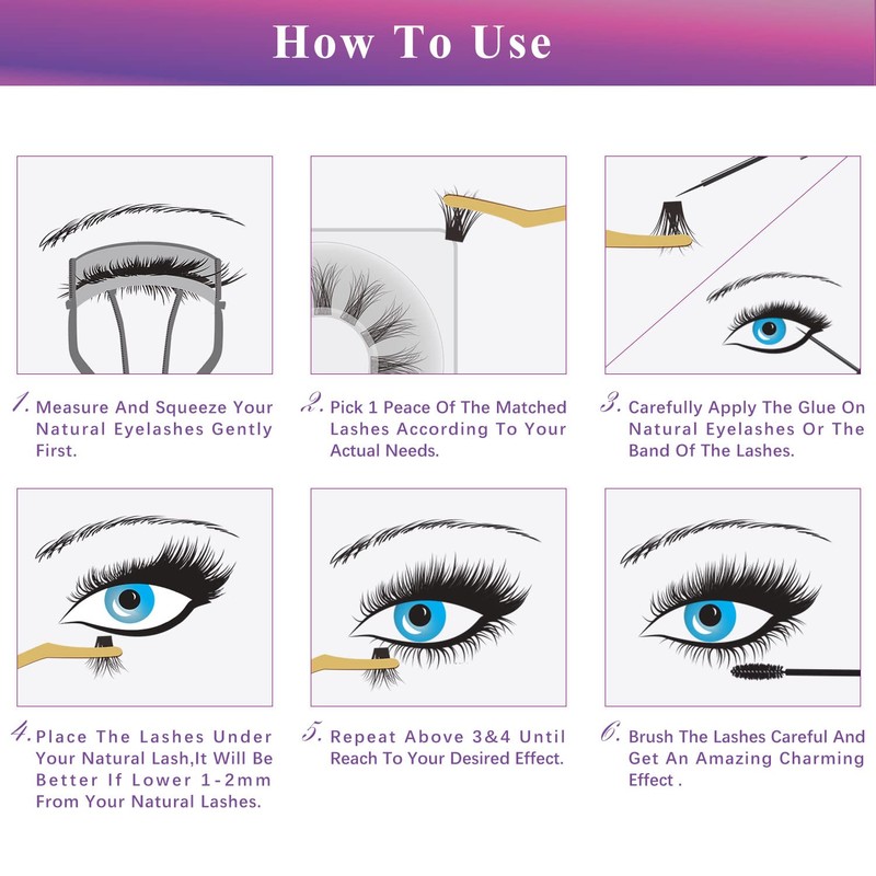 QDMEYEA DIY Eyelash Extensions 0.07mm D Curl 16mm Natural Single