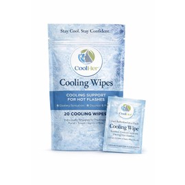 Gentle Cooling Wipes for Hot Flashes and Warm Weather