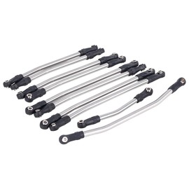 RC Metal Links Upper Lower Linkage Chassis Link Set with Plastic Rod Ends,313/324mm Wheelbase for 1/10 AXIAL SCX10 II 90046 RC Crawler Car (324mm)