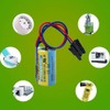 PROTOW (5-Pack) MR-BAT ER17330V/3.6V A6BAT PLC Lithium Battery for FANUC