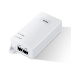 10Gbps PoE++ Injector 60W IEEE802.3bt/at/af Compliant, Supplies PoE(15.4W) or PoE+(30W) or PoE++(60W) Power Over Ethernet Distances Up To 328ft, PoE Injector Adapter for Camera/Access Point, EN60GB-10