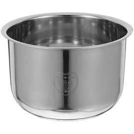 - Olla interior universal de repuesto para olla de arroz de acero inoxidable compatible con modelos y Aroma y fácil de limpiar, capacidad de 5 tazas