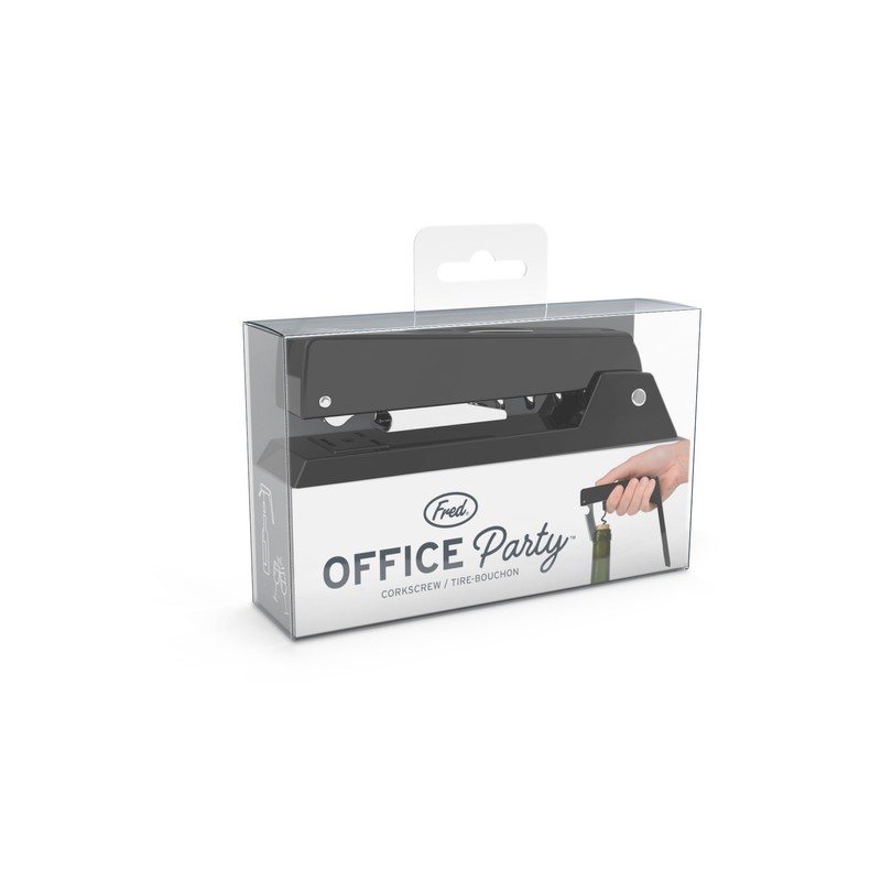 Fred & Friends 5228623 Office Party Corkscrew and Bottle Opener,