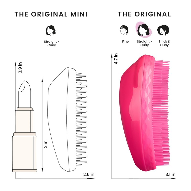 Tangle Teezer Salon Elite Professional Detangling Hairbrush, Pink