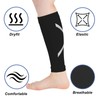 Novetec Calf Compression Sleeve for Men Women Reflective Footless Socks