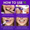 Teeth Whitening Pen 6 Pack, Professional Purple Teeth Whitening Gel