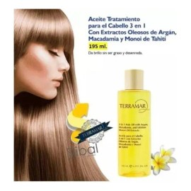 Aceite Para El Cabello 3 En 1 De 195ml Oleo Terramar