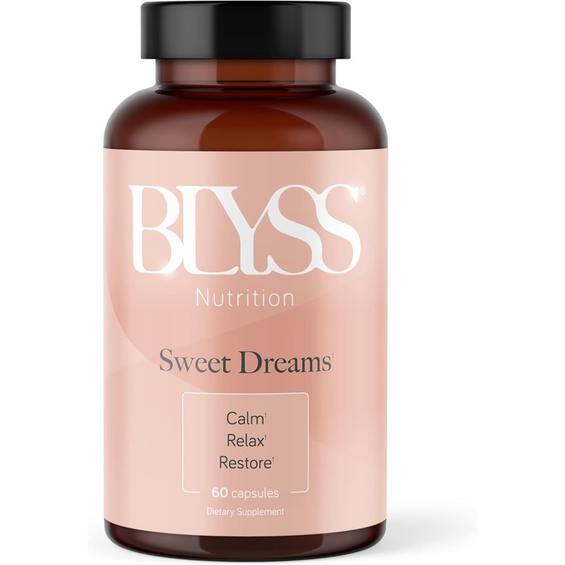 BLYSS Nutrition 5HTP Plus GABA Supplement - Supports Mood, Relaxation