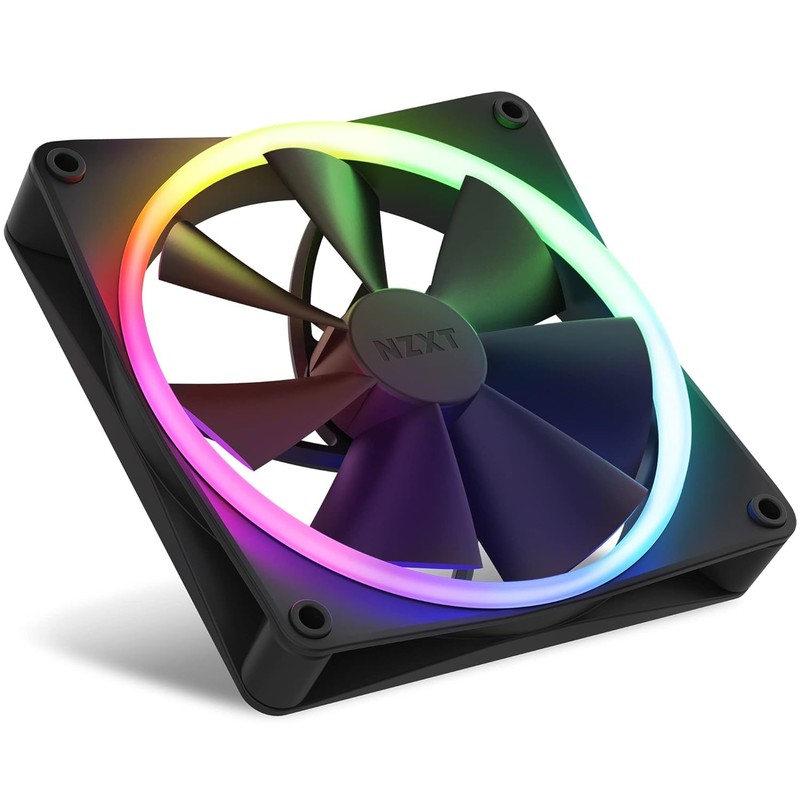 NZXT F140 RGB Fans - RF-R14DF-B1 - Advanced RGB Lighting