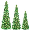 Leyndo Pop up Christmas Tree with LED Light Pre Lit