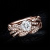 JewelryPalace Wrap Ring Infinity Engagement Ring Couple Wedding Rings Ring