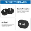 Wukong Rubberised Magnets Diameter 22 mm, Pack of 4 Strong