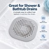 Silicone Drain Hair Catcher for Sink & Shower – Flexible
