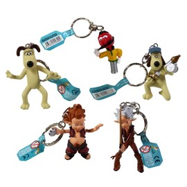 OPO 10 - Set of 5 various figurines: Zebulon from the magic carousel + Gromit dog + Arthur and the minimoys: see photos / FIG03