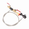 CGA‑320 CO2 Cylinder Refill Adapter with Hose For Filling Soda