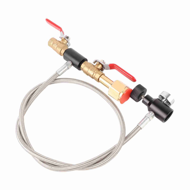 CGA‑320 CO2 Cylinder Refill Adapter with Hose For Filling Soda