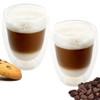 NORDIC SCHILLER Double-walled coffee glasses, latte macchiato glasses, double-walled, 2