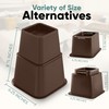 Home Intuition Heavy Duty Adjustable Bed Risers Furniture Riser 3,