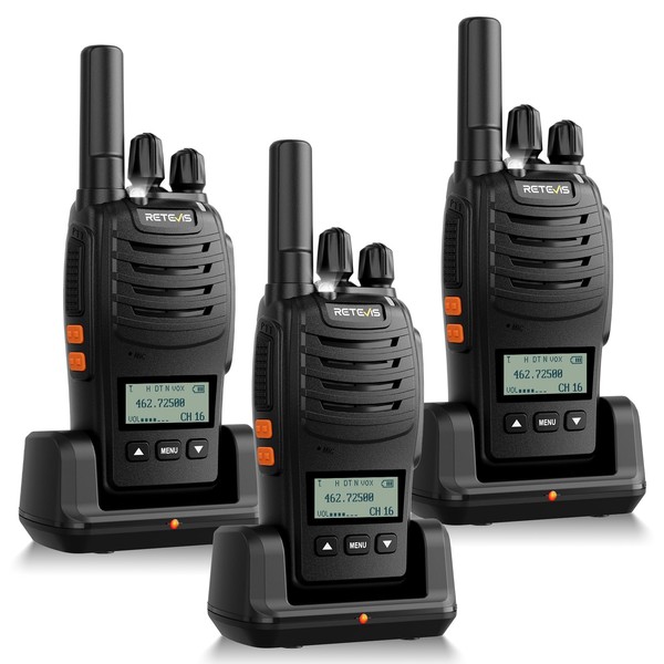 Retevis H777D Walkie Talkies Long Range with LCD Screen, NOAA,