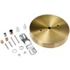 Canomo 6 Inch Antique Brass Ceiling Lighting Canopy Kit Ceiling