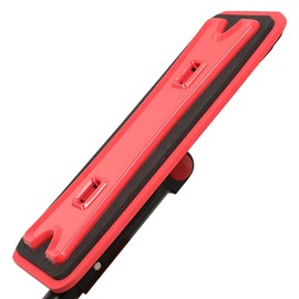 CGEAMDY Autos Eiskratzer Scheibenkratzer, Autos-Lange Schneebürste Schneebürste, Eiskratzer Auto Ergonomischer Rutschfester Softgriff, Stabiler Scheibenkratzer Auto Schneebesen Auto Eiskratzer(Rot)