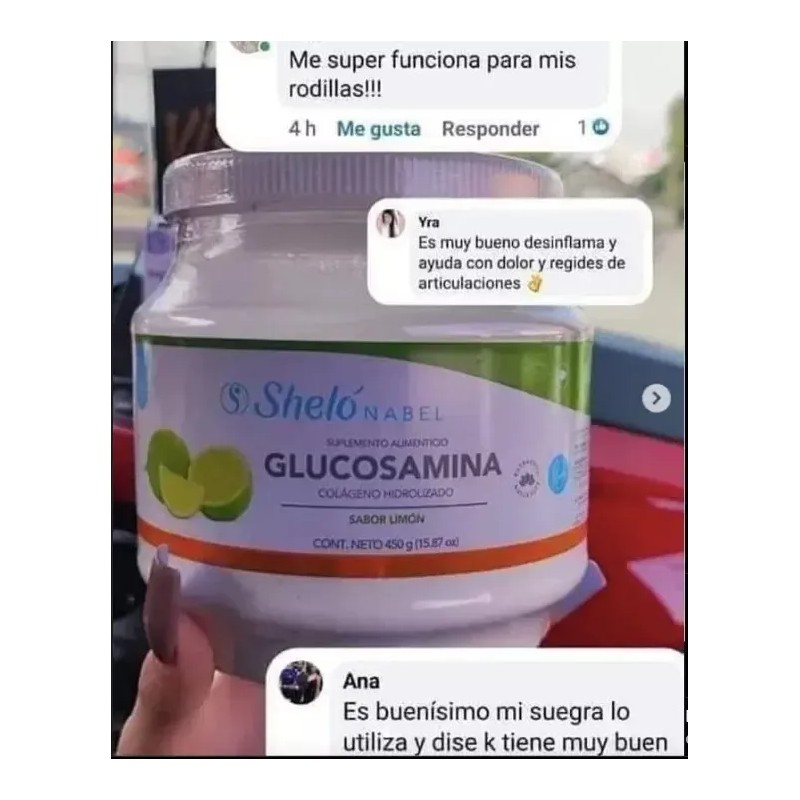 4 Pack Colágeno Glucosamina Articulaciones Sheló + Regalo