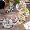 8 pcs Christian Diamond Art Coasters Kits with Holder for