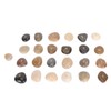 25pcs Rune Stones Set Good Luck Eliminate Negativity Lightweight Divination